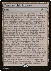 Terramorphic Expanse - Foil - Full Text Lands