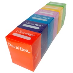 Ultra Pro - Deck Box Bundle - Blue, Green, Orange, Pink, Purple, & Yellow