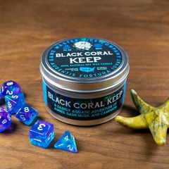 Black Coral Keep Gaming Candle - 8oz