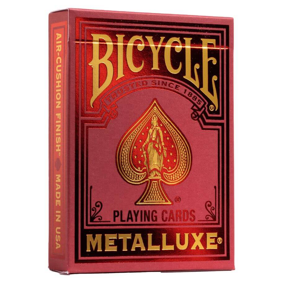 Bicycle Playing Cards - Metalluxe Red