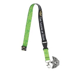 The Legend of Zelda Lanyard with Charm - Hyrule Crest