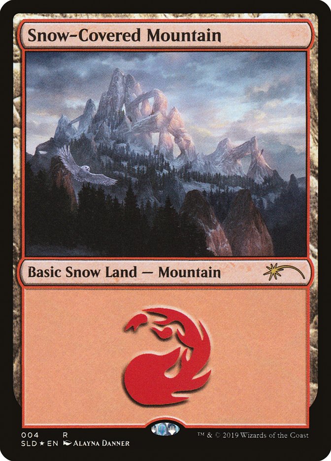 Snow-Covered Mountain (004) - Foil