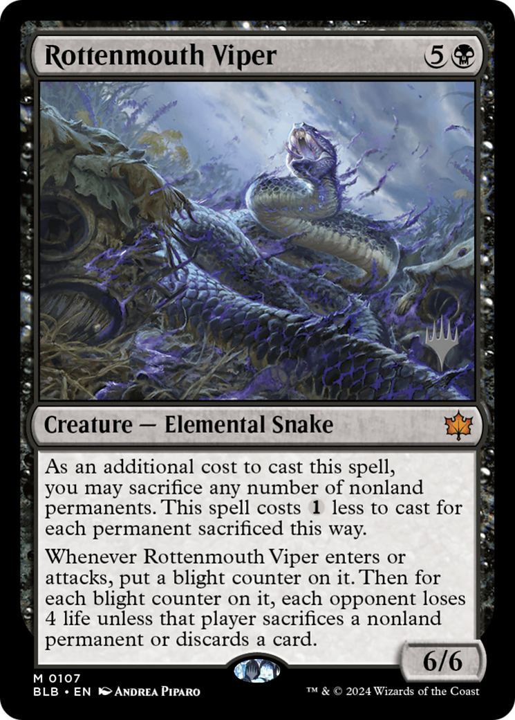 Rottenmouth Viper - Foil - Promo Pack