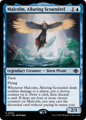 Malcolm, Alluring Scoundrel - Foil - Promo Pack