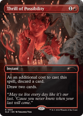 Thrill of Possibility (1805) Secret Lair - Rainbow Foil