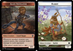 Agate Instigator (0020) // Rabbit (0003) Double-Sided Token