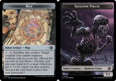 Map (0017) // Skeleton Pirate (0008) Double-Sided Token - Foil