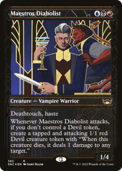 Maestros Diabolist - Gilded Foil