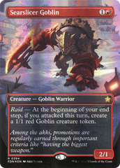 Searslicer Goblin - Mana Foil - Borderless