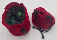 Multi-Pouch Dice Bag - Red