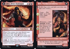 Clive, Ifrit's Dominant // Ifrit, Warden of Inferno - Foil - Prerelease Promo