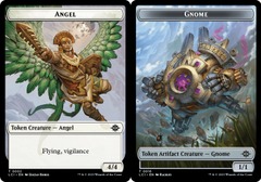 Angel (0002) // Gnome (0016) Double-Sided Token - Foil
