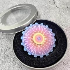 TEG - Sunset w/ White All-in-One Acrylic Dice Spin-Wheel