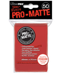 Ultra Pro - Standard Sleeves - Matte Red (50ct)