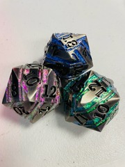 TEG - Striped Metal D20