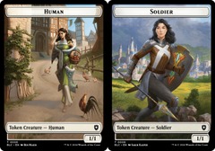 Human (0006) // Soldier (0008) Double-Sided Token