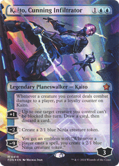 Kaito, Cunning Infiltrator - Mana Foil - Borderless