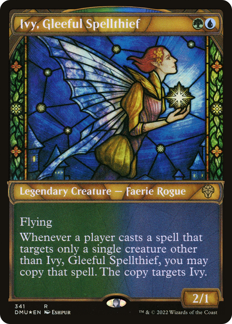 Ivy, Gleeful Spellthief - Textured Foil