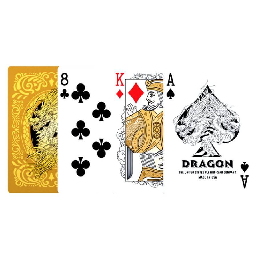 Bicycle Playing Cards - Gold Dragon