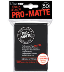 Ultra Pro - Standard Sleeves - Matte Black (50ct)