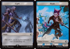 Copy (0001) // Hero (0003) Double-Sided Token - Foil