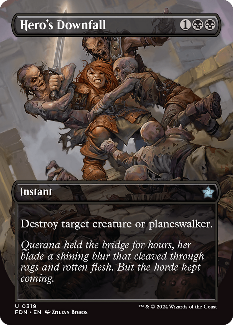 Heros Downfall - Foil - Borderless