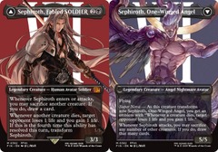 Sephiroth, Fabled SOLDIER // Sephiroth, One-Winged Angel (0382) - Foil - Borderless