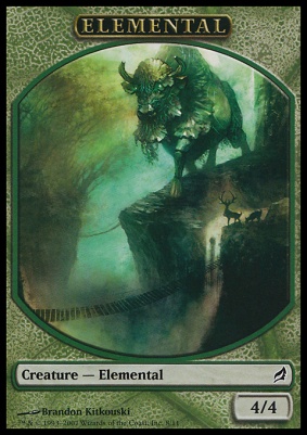Elemental (Green) - Lorwyn Token