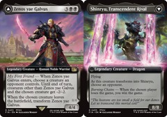Zenos yae Galvus // Shinryu, Transcendent Rival - Foil - Extended Art