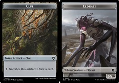 Clue (0037) // Eldrazi (0002) Double-Sided Token