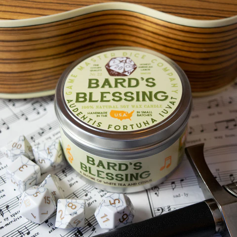 Bards Blessing Gaming Candle - 8oz