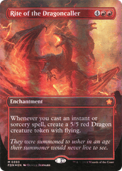 Rite of the Dragoncaller - Mana Foil - Borderless