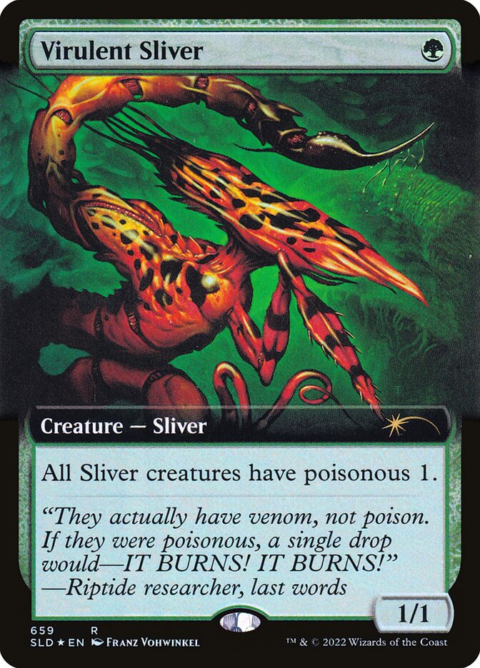 Virulent Sliver - Foil - Extended Art