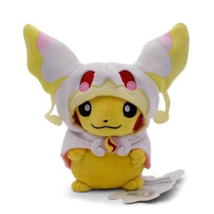 Pikachu as Mega Audino Cosplay Plushie