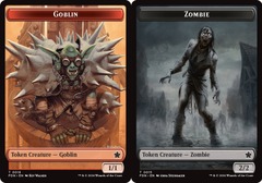 Goblin (0018) // Zombie (0015) Double-Sided Token