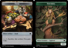 Food (0027) // Squirrel (0023) Double-Sided Token