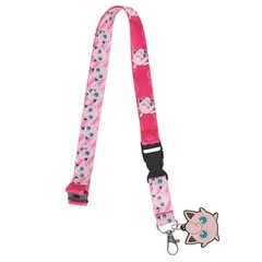 Pokemon Lanyard with Charm - Jigglypuff