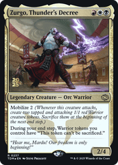Zurgo, Thunder's Decree - Foil - Prerelease Promo