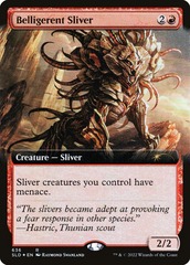 Belligerent Sliver (636) Secret Lair - Foil - Extended Art