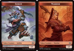 Goblin (0012) // Warrior (0013) Double-sided Token