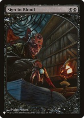 Sign in Blood - Full Art & Textless Promos