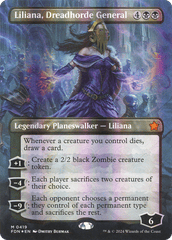 Liliana, Dreadhorde General - Mana Foil - Borderless