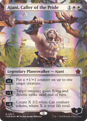 Ajani, Caller of the Pride - Mana Foil - Borderless