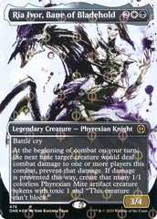 Ria Ivor, Bane of Bladehold - Step-and-Compleat Foil - Borderless Showcase