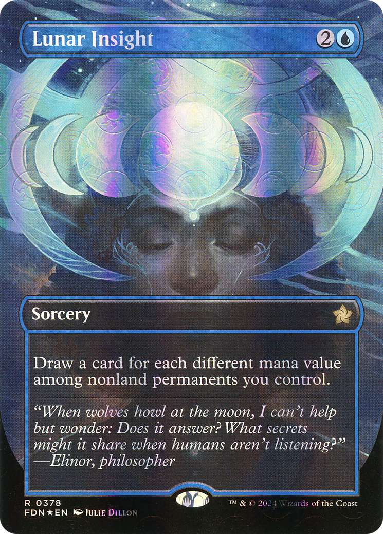 Lunar Insight - Mana Foil - Borderless