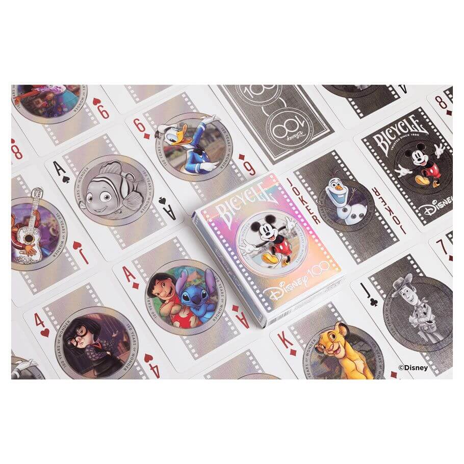 Bicycle Playing Cards - Disney 100