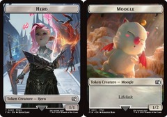Hero (0005) // Moogle (0011) Double-Sided Token - Foil