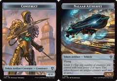 Construct (0012) // Nalaar Aetherjet (0016) Double-Sided Token - Foil