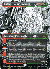 Lukka, Bound to Ruin - Step-and-Compleat Foil - Borderless Manga
