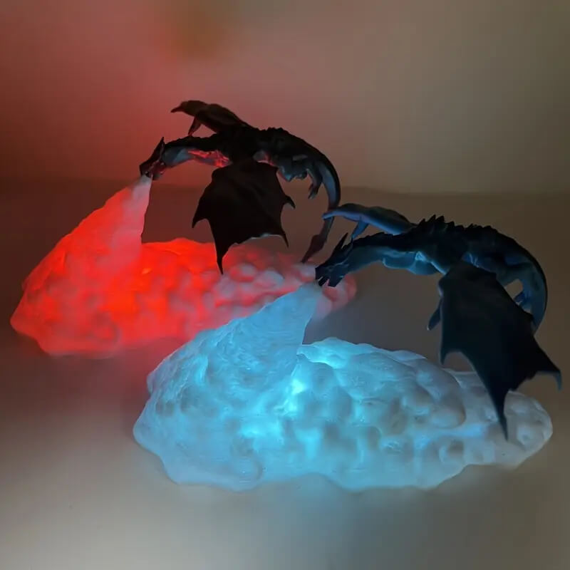 3D Printed Dragon Lamp